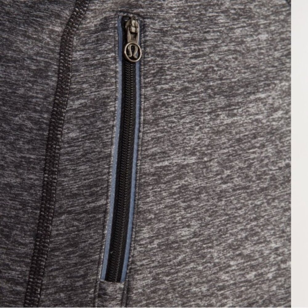 Lululemon Run Your Heart Out Pullover (First Release) Heathered Black - Picture 8 of 16